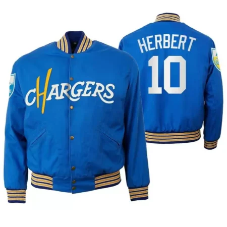 Justin Herbert NFL Los Angeles Chargers Satin Jacket