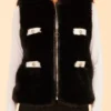 Kat Richardson Beyond The Gates Fur Black Vest Front