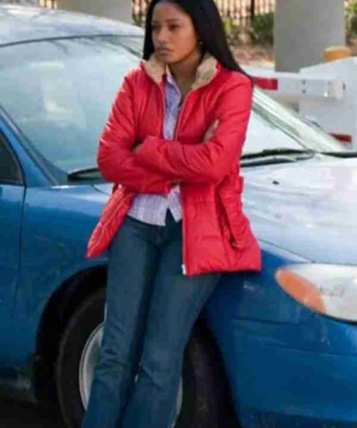 Keke Palmer Joyful Noise Red Jacket