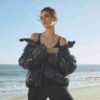 Kendall Jenner Black Puffer Jacket