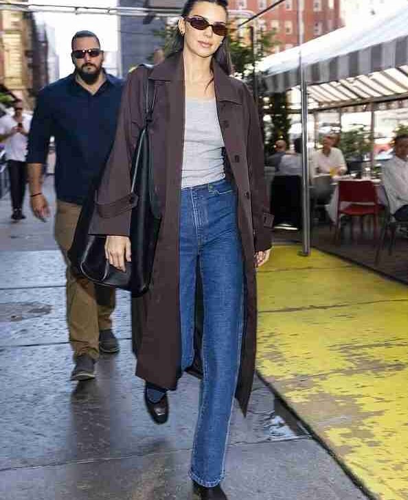 Kendall Jenner Brown Coat