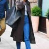 Kendall Jenner Knee length Brown Coat