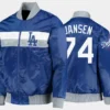 Kenley Jansen Los Angeles Dodgers Satin Jacket