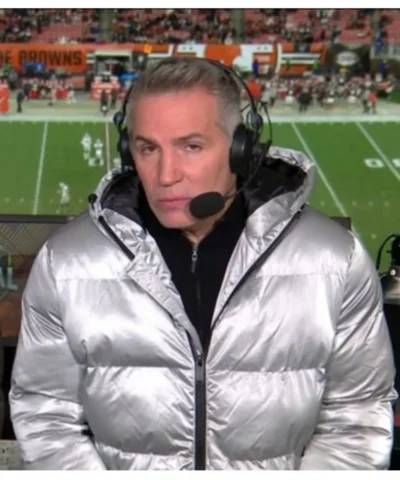 Kurt Warner Puffer Silver Hooded Jackets