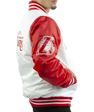 LA Lakers White and Red Jacket