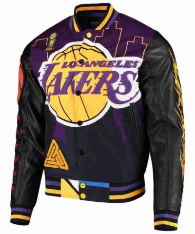 Lakers Remix Varsity Jacket 1