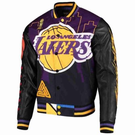 Lakers Remix Varsity Jacket 1
