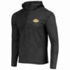 Levelwear Los Angeles Lakers Black Camo Quarter Zip Hoodie
