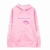 Lil Peep Angry Girl Pink Hoodie
