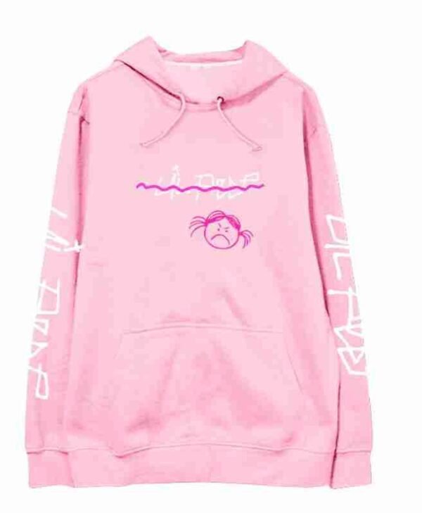 Lil Peep Angry Girl Pink Hoodie