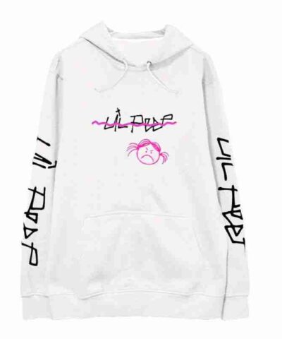 Lil Peep Angry Girl White Hoodie