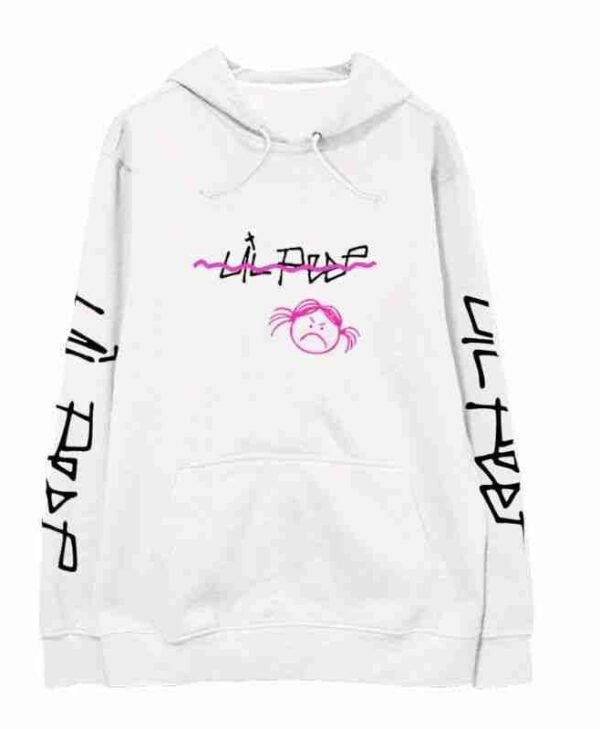 Lil Peep Angry Girl White Hoodie