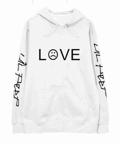 Lil Peep Love White Hoodie