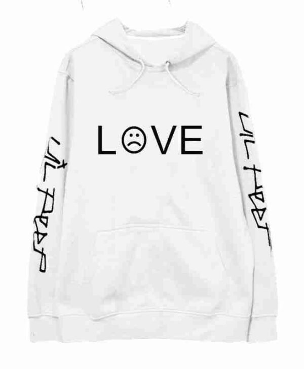 Lil Peep Love White Hoodie