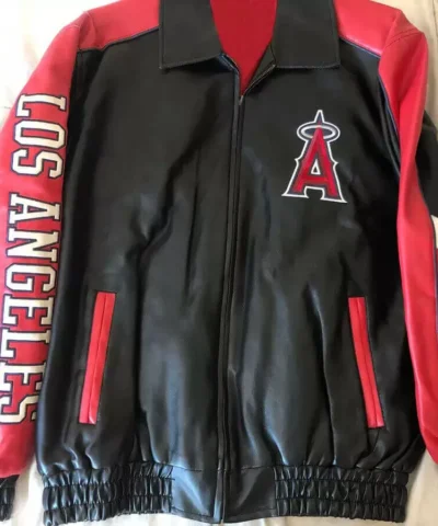 Los Angeles Angels MLB Team Leather Jacket