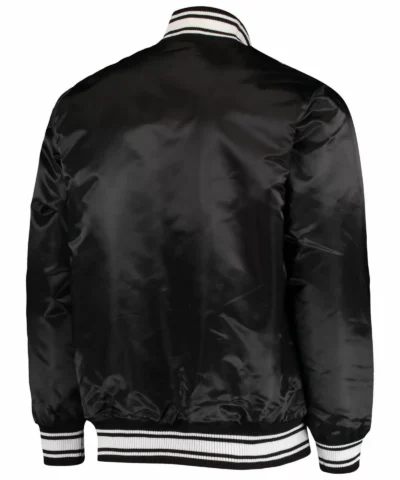 Los Angeles Chargers Black Satin Jackets scaled 1