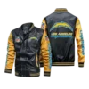 Los Angeles Chargers Black Yellow Bomber Jacket
