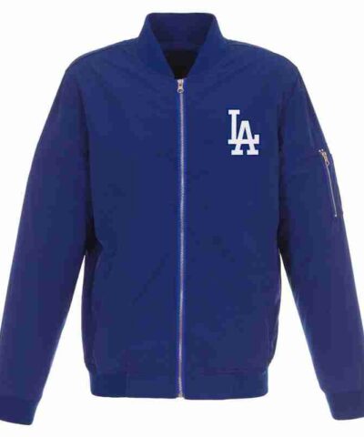 Los Angeles Dodgers Lightweight Nylon Bomber Jacket