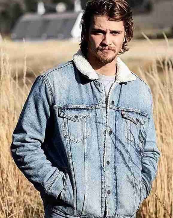 Luke Grimes Yellowstone Kayce Dutton Denim Jacket