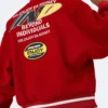 MEDM DA Money Letterman Wool Red Jackets