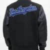 MLB Black Los Angeles Varsity Jacket