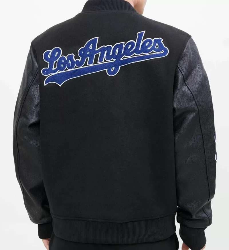 MLB Black Los Angeles Varsity Jacket