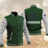MLB Green New York Yankees Baseball Varsity Jacket