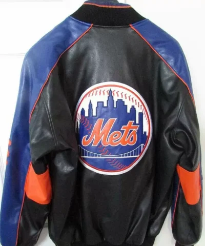 MLB Jeff Hamilton New York Mets Leather Jacket