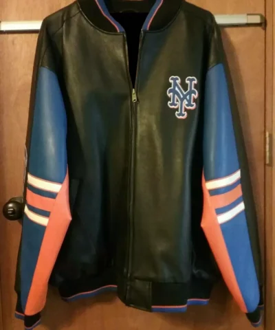 MLB New York Mets Baseball Leather Jacket