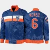 MLB New York Mets Jeff McNeil Satin Jacket