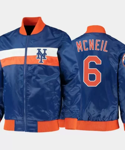 MLB New York Mets Jeff McNeil Satin Jacket