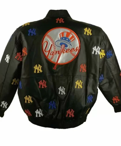 MLB New York Yankees Black Leather Jackets