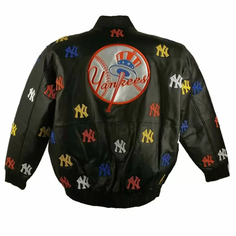 MLB New York Yankees Black Leather Jackets