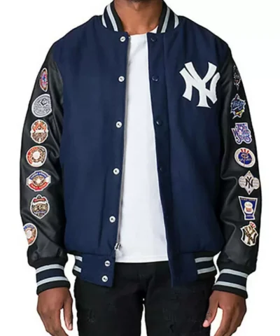 MLB New York Yankees Wool Leather Jackets