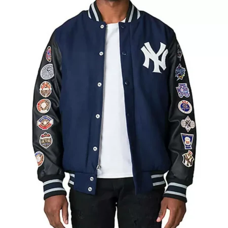 MLB New York Yankees Wool Leather Jackets