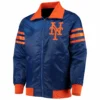 MLB Royal New York Mets The Captain II Satin Jacket scaled 1
