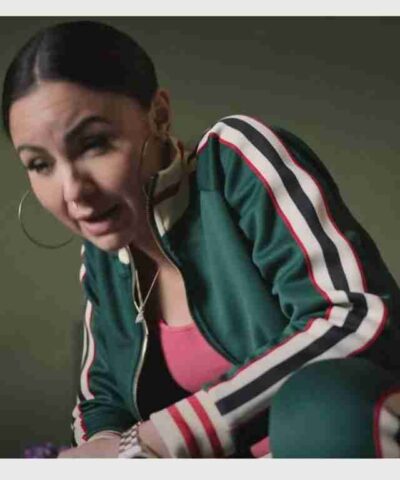 Maid Danielle Green Track Jacket