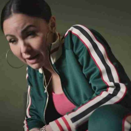 Maid Danielle Green Track Jacket