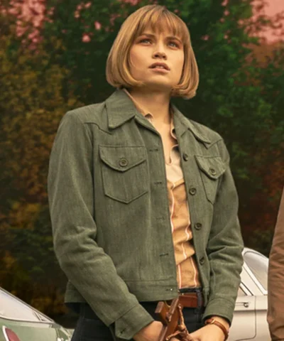 Makenzie Leigh Salems Lot Green Jacket