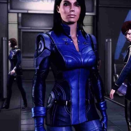 Mass Effect 3 Ashley Williams Leather Jacket