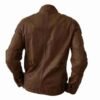 Mens Brown Leather Field Leather Jacket