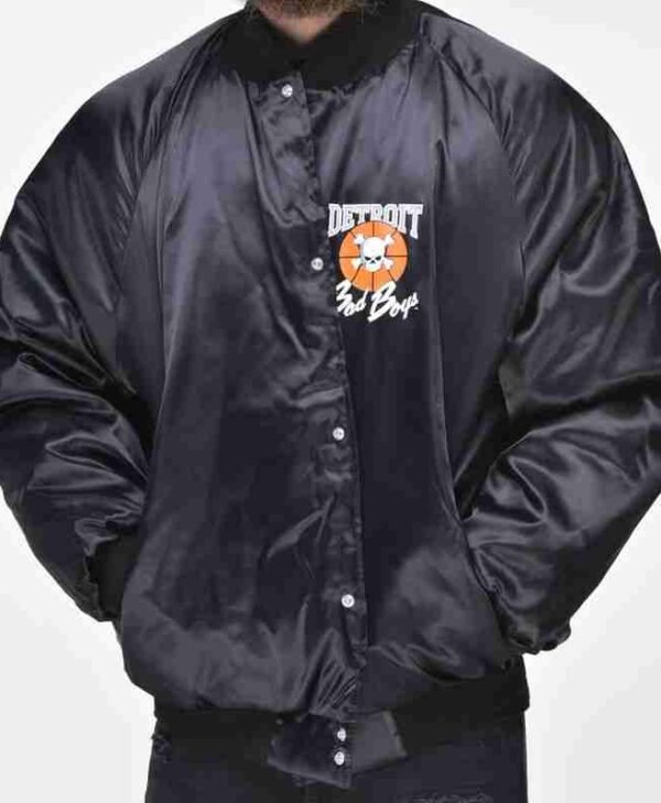 Mens Detroit Bad Boys Black Jacket 1 1