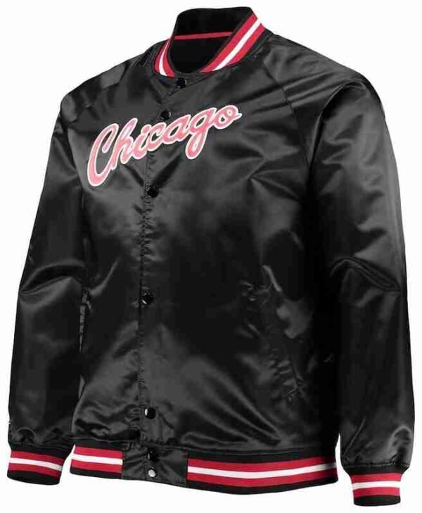 Mens Mitchell Ness Chicago Bulls Big Tall Hardwood Classics Jacket