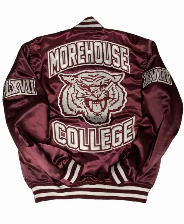 Mens Morehouse College Maroon Bomber Jackets