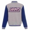 Mens New York Giants Gray Jacket
