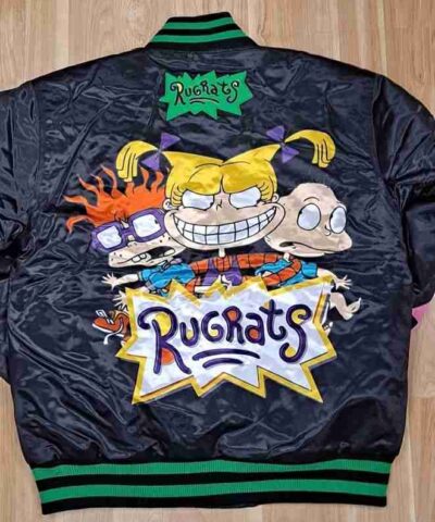Mens Rugrats Satin Jacket 2