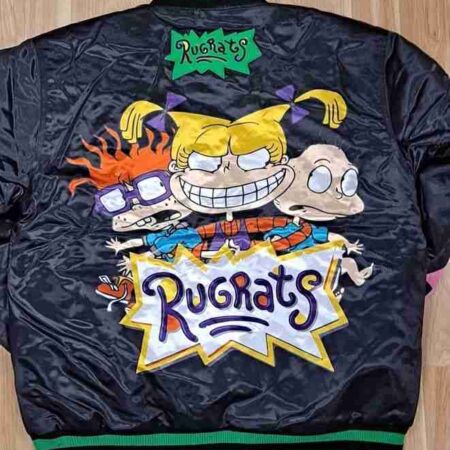 Mens Rugrats Satin Jacket 2
