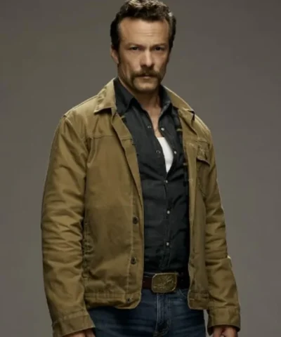 Mike Franks NCIS Origins Green Jacket