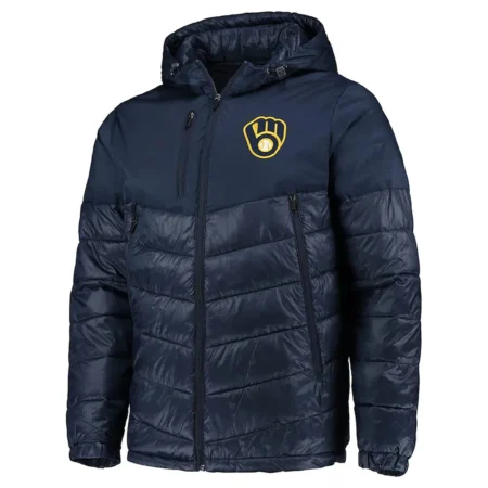 Milwaukee Brewers Storm Puffer Hooded Jacket