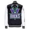 Milwaukee Bucks Team Origins Varsity Satin Jackets